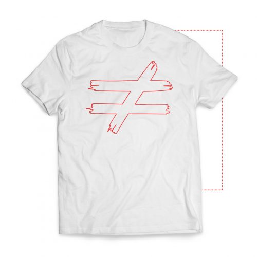 camiseta hombre blanca red line
